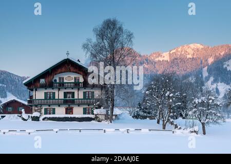 geography/travel, Germany, Bavaria, Lenggries, view at Brauneck near sunrise, Lenggries, Upper Bavaria, Additional-Rights-Clearance-Info-Not-Available