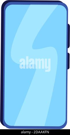 Smartphone flat color vector object Stock Vector