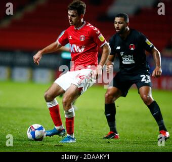 WOOLWICH, United Kingdom, NOVEMBER 10:Charlton Athletic's Hady Ghandour  during Papa John's Trophy - Southern Group G  between Charlton Athletic  and Stock Photo