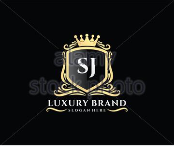 Black And White Alphabet Letter Sj S J Logo Combination Design Suitable For A Company Or Business Stock Vector Image Art Alamy