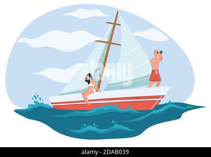 Lake Life Boat Funny Sailing Gif Men Women Travel Mug by Aombin