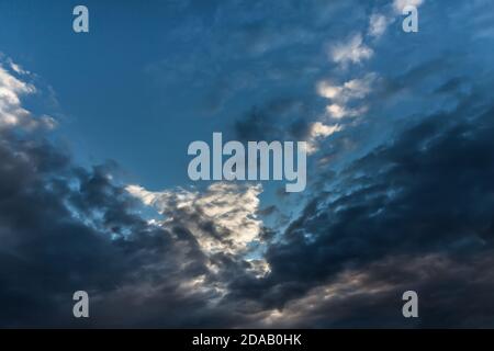 Dramatic Cloudscape Area. Nature background Stock Photo