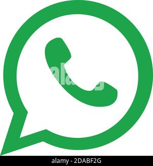 whats app instant messaging logo icon over white background, silhouette ...