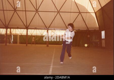 Italian tennis player Rosalba Caporuscio, 1985 Stock Photo