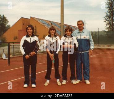 Italian tennis player Rosalba Caporuscio, 1980s Stock Photo