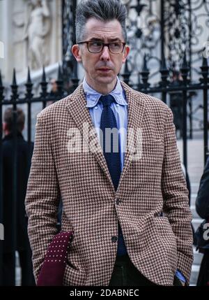 PARIS, France- October 01 2017: Michael Hainey on the street in Paris. Stock Photo