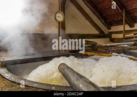 Traditional Zoigl Brewery in Falkenberg, Germany Stock Photo