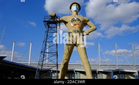 Grassroots Baseball - The Golden Driller, a statue of an oil worker that  stands 75-feet tall and weighs 43,500 pounds, has towered over Tulsa since  1966. The city in northeastern Oklahoma is also