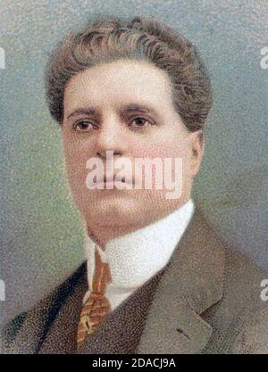 PIETRO MASCAGNI (1863-1945) Italian composer Stock Photo