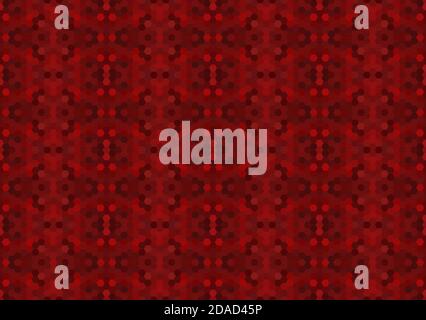 Seamless mosaic pattern. Abstract hexagon background for wallpaper, backdrop, banner, template, illustration, fabric and other designs. Vector. Stock Vector