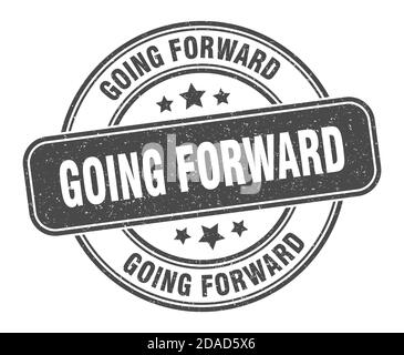 going forward round grunge black stamp Stock Vector Image & Art - Alamy