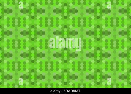 Seamless mosaic pattern. Abstract hexagon background for wallpaper, backdrop, banner, template, illustration, fabric and other designs. Vector. Stock Vector
