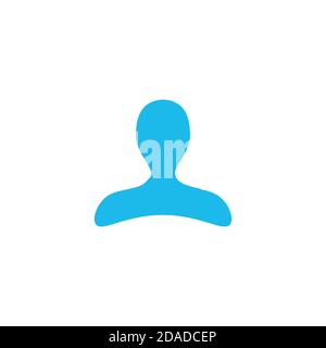 Vector User icon, social person icon, account symbol for your web site design, logo, app, UI. Stock vector illustration isolated on white background. Stock Vector