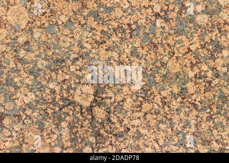 The texture of a variegated speckled polished marble slab. Stock Photo