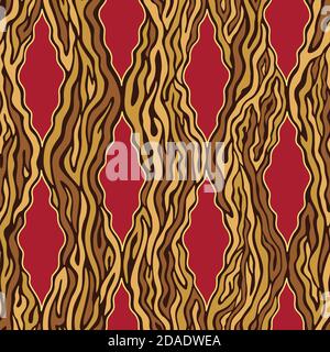Batik seamless pattern. Hand drawn vector illustration pattern for surface, t shirt design, print, poster, icon, web, graphic designs. Stock Vector