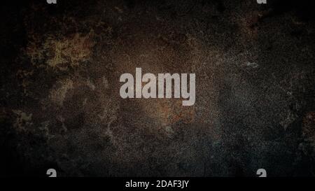 Old dark rusty rough shabby metal texture Stock Photo