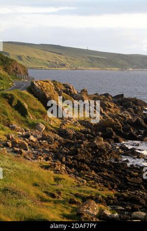 Ayrshire Carrick Coastal Road Lendalfoot, Scotland, UK Stock Photo