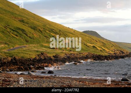 Ayrshire Carrick Coastal Road Lendalfoot, Scotland, UK Stock Photo