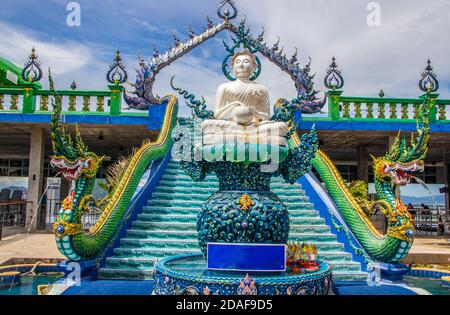 Si Racha buddhism temple Stock Photo