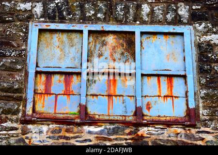 rusty old gate Stock Photo