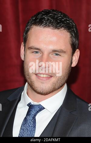 Danny Miller attends The British Soap Awards 2012 at the ITV Studios in London. 28th April 2012 g Paul Treadway Stock Photo