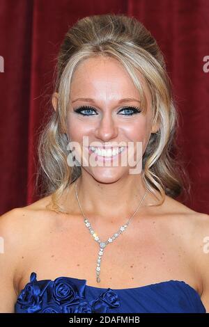 Sophie Abelson attends The British Soap Awards 2012 at the ITV Studios in London. 28th April 2012 g Paul Treadway Stock Photo