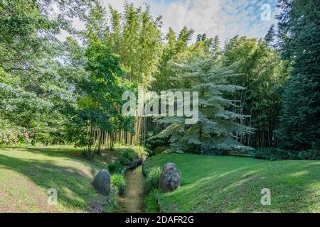 Zen Japanese Garden Stock Photo