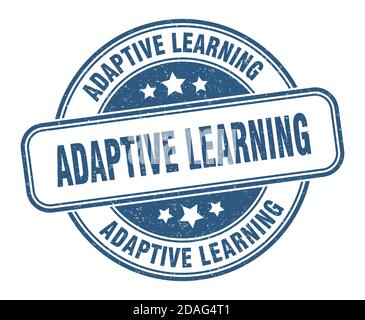 adaptive learning stamp. adaptive learning sign. adaptive learning ...