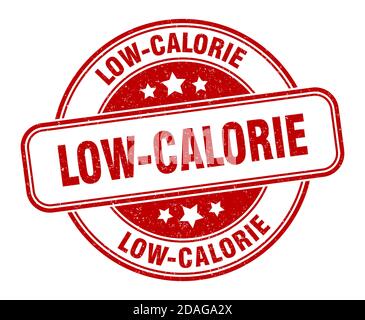 low-calorie stamp. low-calorie sign. round grunge label Stock Vector