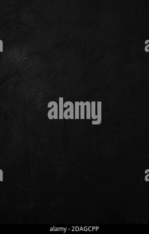 Black stone textured background, dark concrete surface Stock Photo