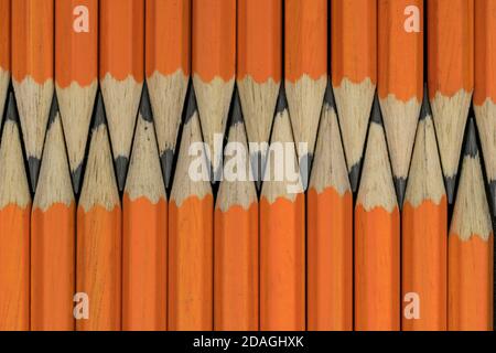 abstract background from colorful pencils Stock Photo