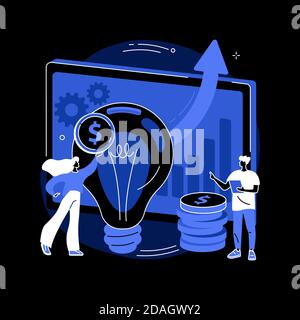 Venture capitalist abstract concept vector illustration Stock Vector ...