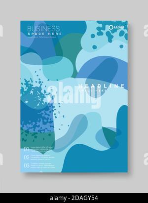 Hand drawn texture posters. Abstract doodle banners with modern trendy geometric shapes and grunge textures. Vector set stock illustration Stock Vector