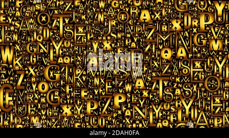 ABC vector typeset Stock Vector