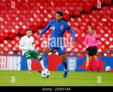 London, UK. 12th Nov, 2020. WEMBLEY, United Kingdom, NOVEMBER 12: Jude Bellingham (Borussia Dortmund) of England making his Debut during International Friendly between England and Republic of Ireland at Wembley stadium, London on 12th November, 2020 Credit: Action Foto Sport/Alamy Live News Stock Photo