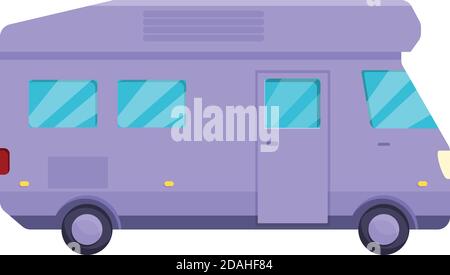 Auto camping icon. Cartoon of auto camping vector icon for web design isolated on white background Stock Vector