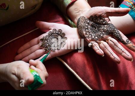 Diwali Hands | We had a henna tattoo artist come to our work… | Flickr