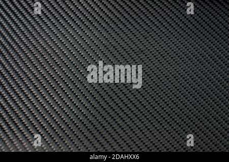 Real twill weaved carbon fiber flat texture Stock Photo