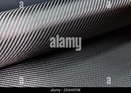 Twill weave carbon fiber roll Stock Photo