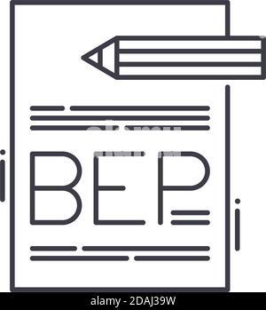 bep break even point illustration graph chart and work table Stock ...