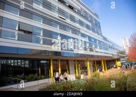 The Hub building part University of Coventry in the city centre, Coventry, England, UK Stock Photo