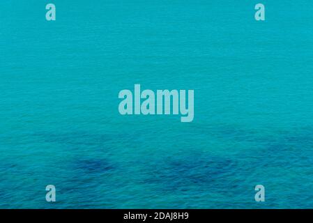 Cornish aqua blue sea in St Ives, Cornwall Stock Photo