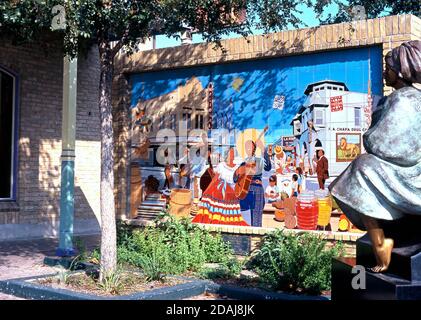 Entrance to the Mexican Market and Market Square, San Antonio, Texas, USA. Stock Photo