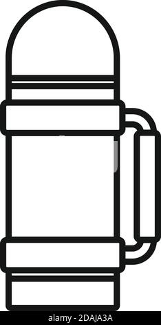 thermos hot water icon. icon outlines. hot water thermos 4686328 Vector Art  at Vecteezy