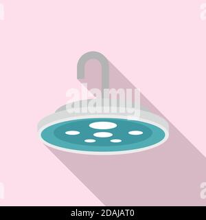 Doctor surgical light icon, flat style Stock Vector