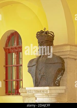 Bust of Ferdinand I or Ferdinand Viktor Albert Meinrad, the last king of Romania Stock Photo