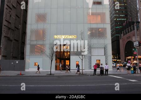 French brand name, Louis Vuitton, handbag store building in Sannomiya,  Kobe. Corner view. A very popular brand in Japan with stores in most towns  Stock Photo - Alamy