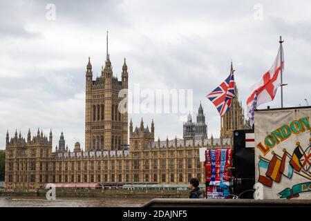 The House of Parliament in Westminster, London. Stock Photo