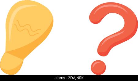 Brainstorming flat color vector object set Stock Vector