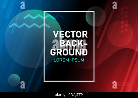 geometric abstract background graphic illustration.vector design layout for banners presentations, flyers, posters and invitations. Stock Vector